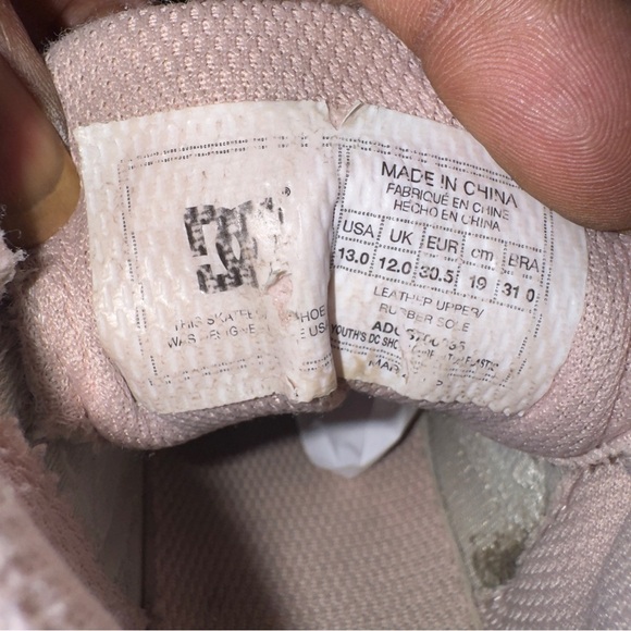 DC Shoes Pastel Blue Pink Iridescent Sneakers Preschool Little Girls Size 13C - Picture 6 of 6